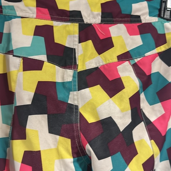 Obermeyer snow pants girl medium 10 12 worn winter ski play - Picture 5 of 7